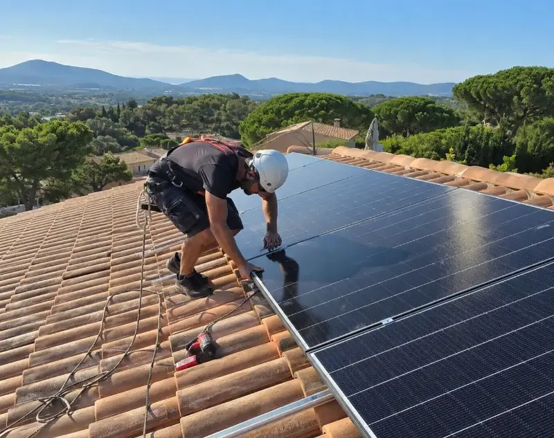 Installateur panneaux solaires Groissiat — pose photovoltaïque sur toiture