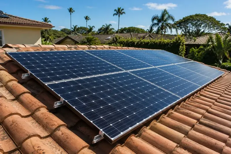 Installation de panneaux solaires à Groissiat